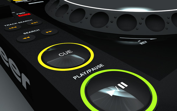 pioneer cd player dj 3d model - Pioneer CDJ 2000 by James13ong